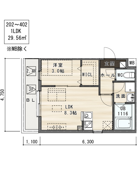 202～402｜間取り